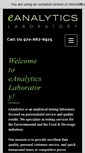 Mobile Screenshot of eanalyticslab.com